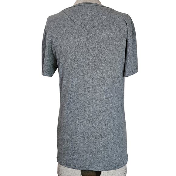 On the Byas Gray and Blue Pocket Tee Size Small - Picture 2 of 4